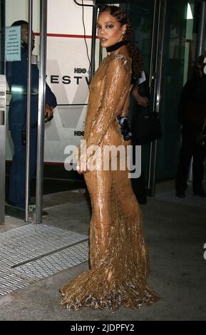 New York, NY, USA. 21.. Juni 2022. Tessa Thompson`s HBO Westworld Premiere der Saison 4 am 21. Juni 2022 in der Alice Tully Hall im Lincoln Center in New York City. Quelle: Rw/Media Punch/Alamy Live News Stockfoto